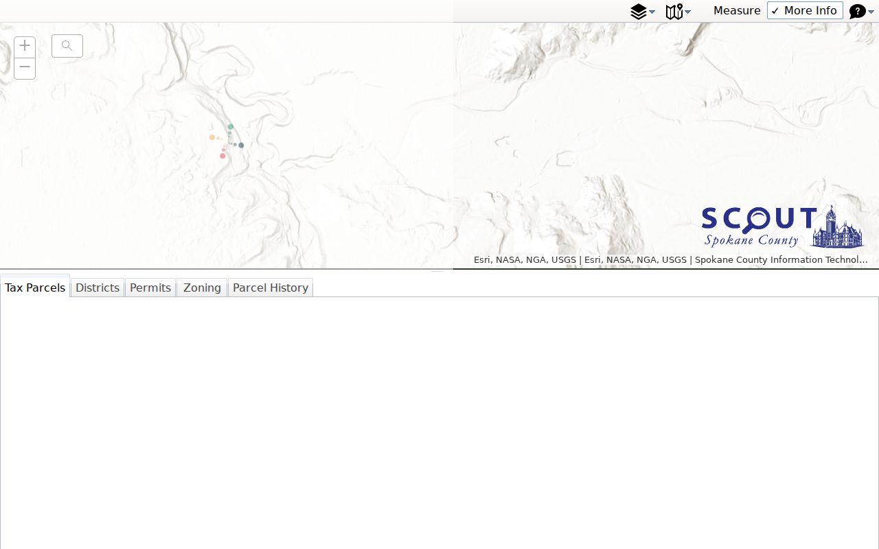 Spokane County people search SCOUT property map