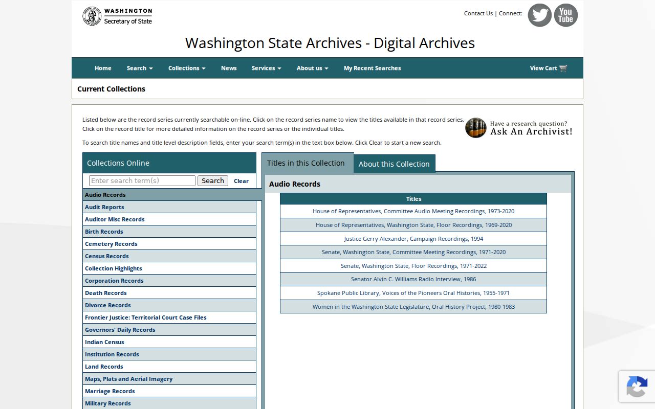 Spokane County people search Washington Digital Archives collections